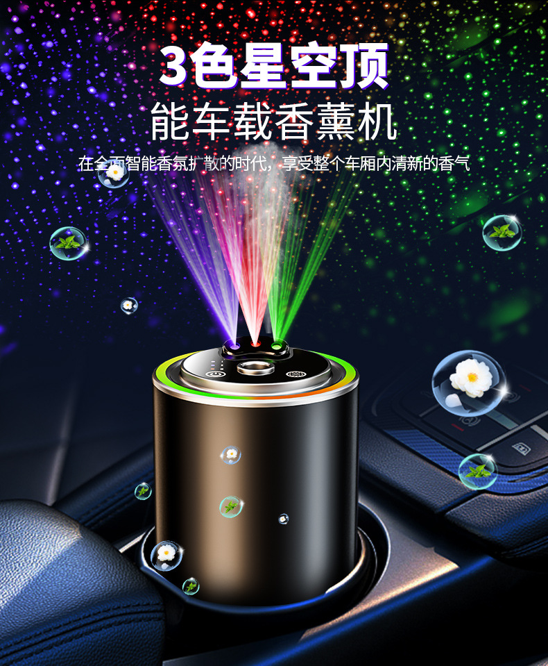 Three-color Starry Sky Top Car - Perfume Top Fragrance review and price