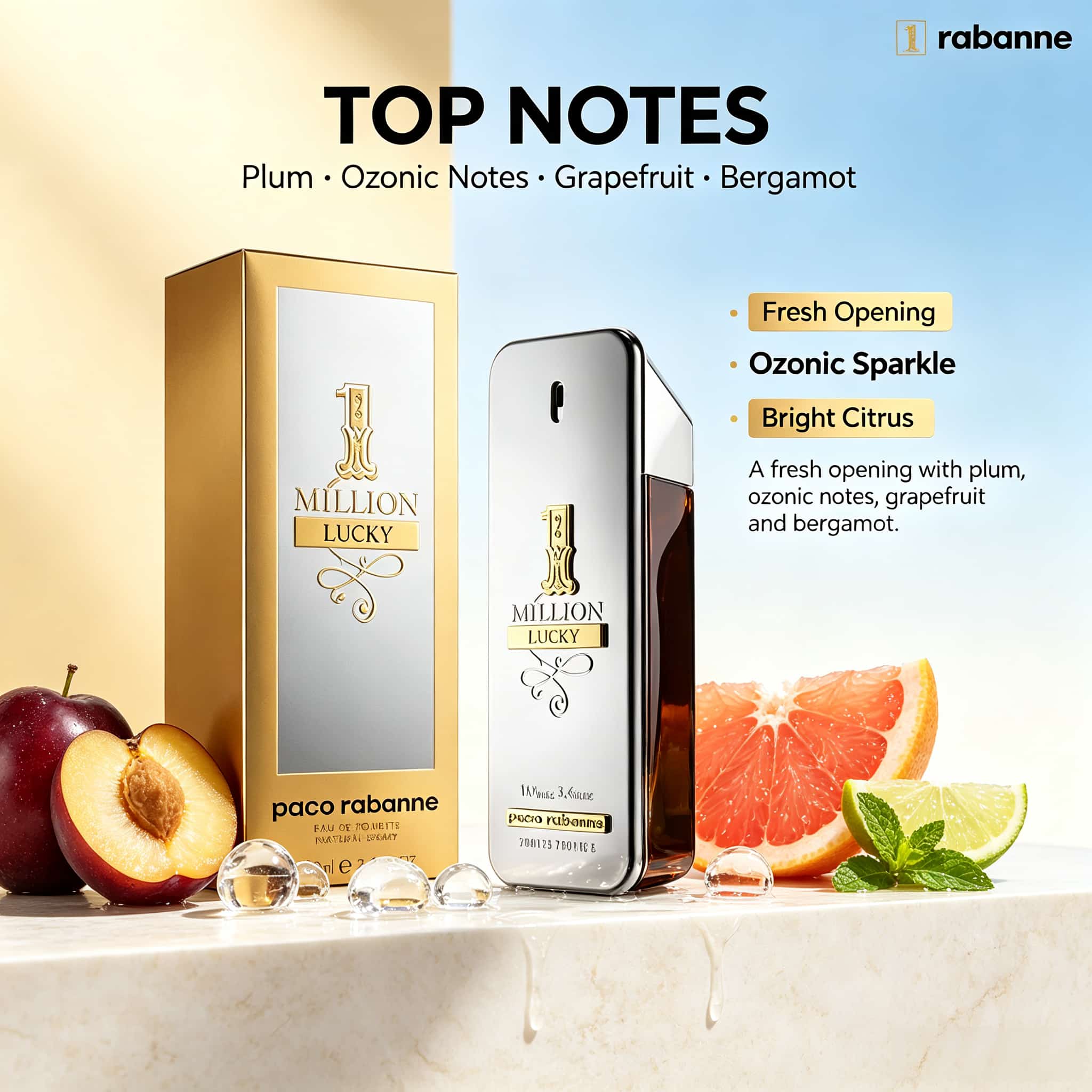 Rabanne 1 Million Lucky Men's  - Perfume Top Fragrance review and price